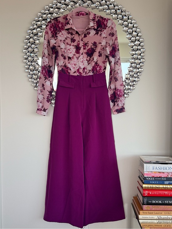 Ted Baker Pants - Ted Baker Purple floral jumpsuit